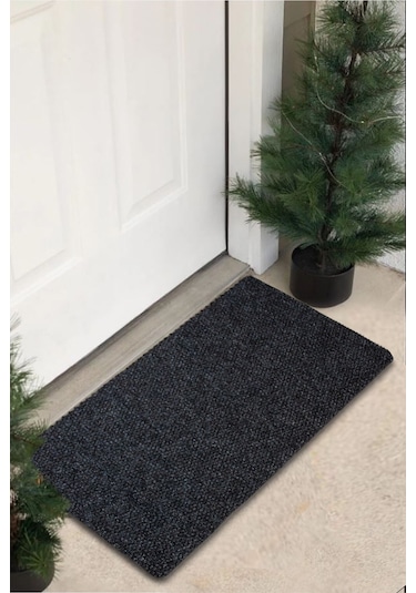 Kaymaz Taban Nem Alıcı Hijyenik Paspas Siyah Renkli Model