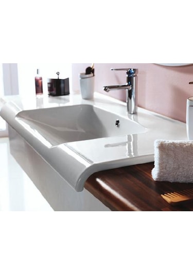 Turkuaz Seramik Cerastyle Kuaför Lavabo Anova 80CM 90700 Hariç