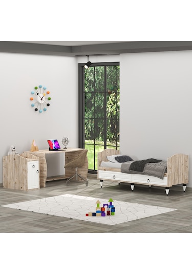 Garaj Home Sude Membran Soho Beşik Yatak Ve Uyku Seti Kombinli Beyaz