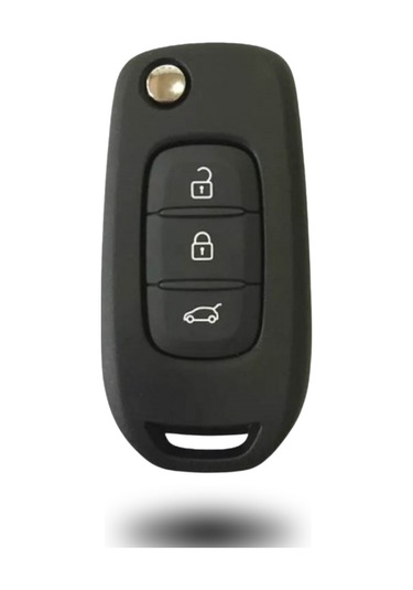 Premium Renault Dacia Kumanda Kabı Kasası 3 Buton