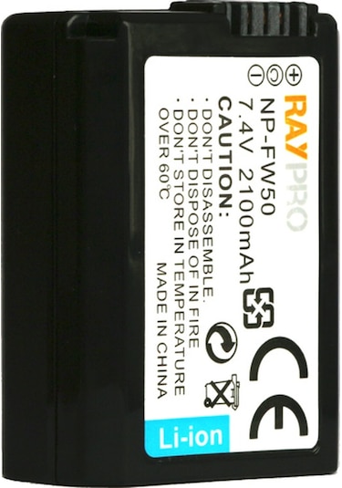 Sony A7 A7 II A7R A7R II A7S A7S II için Np-Fw50 Batarya Pil