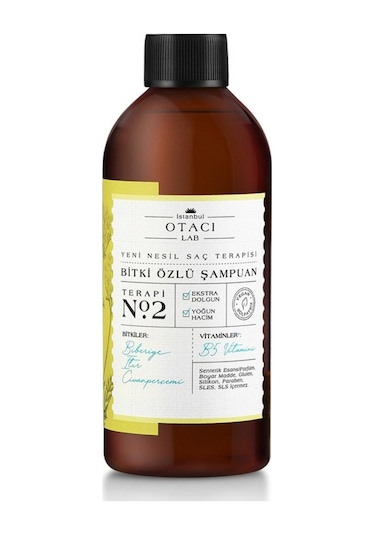 Otacı Lab Terapi:2 Bitki Özlü Şampuan 250 ML