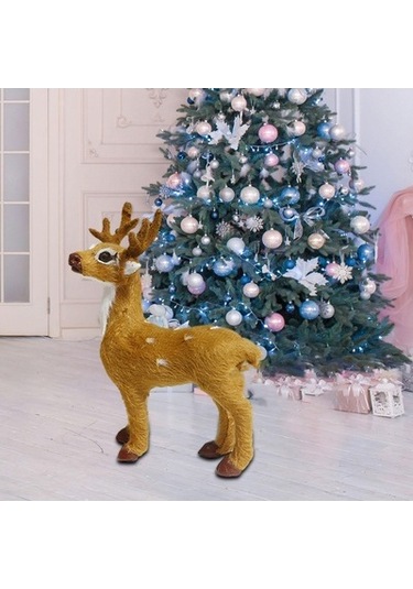 Lijinxu Geyik Süsü Tatil Dekorasyonları 11cmx4cmx14cm