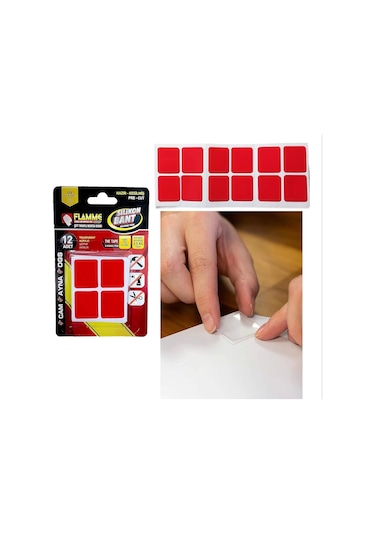 Montaj Bandı 2.5 Kg - Çift Taraflı Hazır Kesilmiş Silikon Bant 12&amp 39 Li Montaj Bandı, Şeffaf