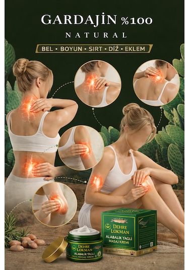Gardajin Alabalık Yağı Masaj Kremi 35 Gr Küçük Boy