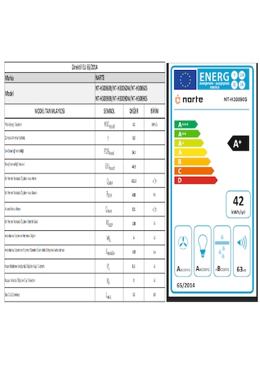 Narte NT-H30090S 90 CM Respiro Davlumbaz + Hava Temizleme Filtresi