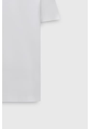 Ac&Co / Altınyıldız Classics Erkek Beyaz %100 Pamuk Modern Fit Normal Kesim Bisiklet Yaka Tişört Beyaz