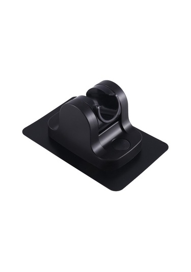 Primepickings Gümüş Abs Duş Tutucu Ev Banyo Aksesuarı Siyah Için Sondaj Ayarlanabilir Duş Braketi 2 Katlı Gri