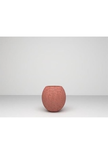 Nuano Consept Lina Serisi Yuvarlak Saksı Kiremit 50x50