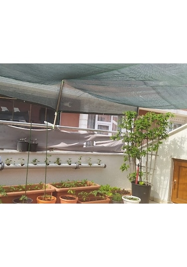 Morilu Kamp Gölgelik File - Yeşil Teras Filesi - 75'lik Şeritli Halkalı File Gölgelik - Havuz Gölgeliği