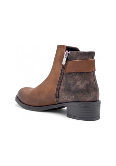 Pandora Moda K25.101.2164 Zümrüt Kadın Bot Taba