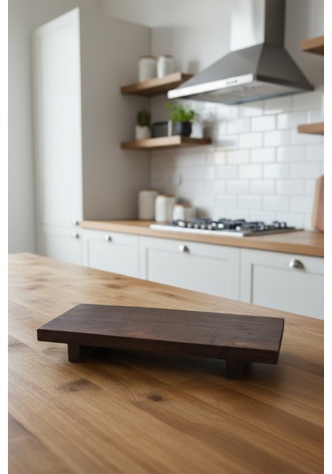 Bambum Bamira Dikdörtgen Küçük Ayaklı Sunum Tahtası B1630