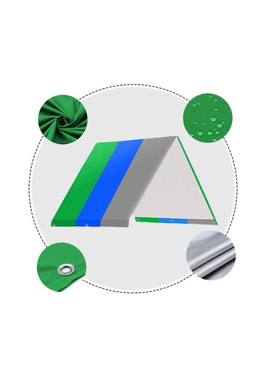 Suntek Su Geçirmez Salıncak Seti Yedek Tarp Yeşil-mavi-gri Yeşil Mavi Gri Yeşil - Mavi - Gri