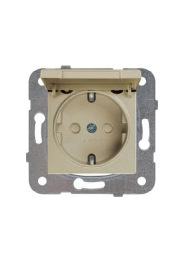 Viko Artline Novella Bronz Kapaklı Topraklı Priz Çerçevesiz - 92605212