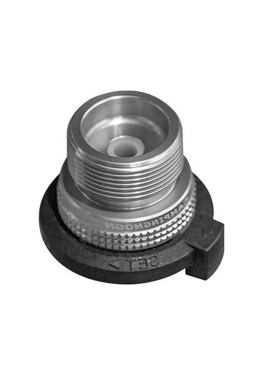 Pazly Propan Fırını Kartuş Gastank Adaptörü - Açık Hava Kamp Piknik Sobası Aksesuarı Gümüş