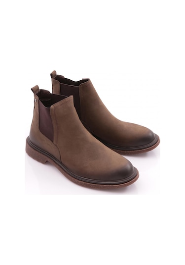 Dgn 24040 Erkek Klasik Bot Haki Nubuk