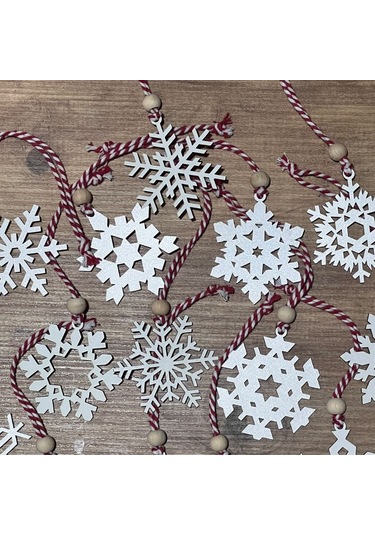 Büro Ev Partisi İçin Ahşap Yılbaşı Ağaç Süsü