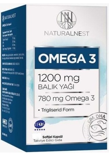 Naturalnest Omega 3 1200 MG 30 Softjel Kapsül