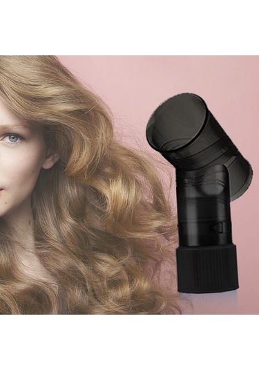 Suntek Saç Kıvırma Difüzörü Rüzgar Kurutma Makinesi Blower Siyah