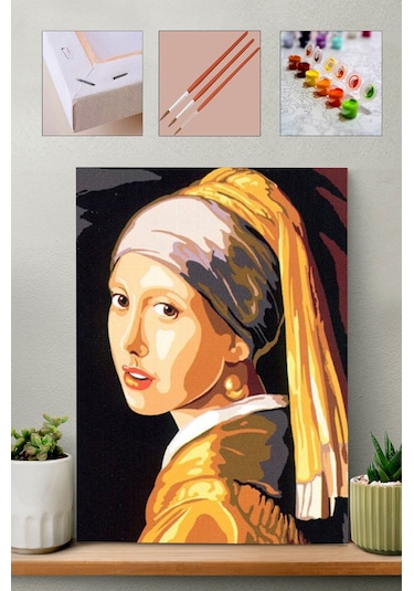 Sayılarla Boyama Seti - Inci Küpeli Kız