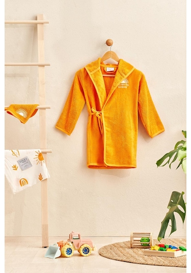 Soley Boho Bebek Bornozu Kiremit