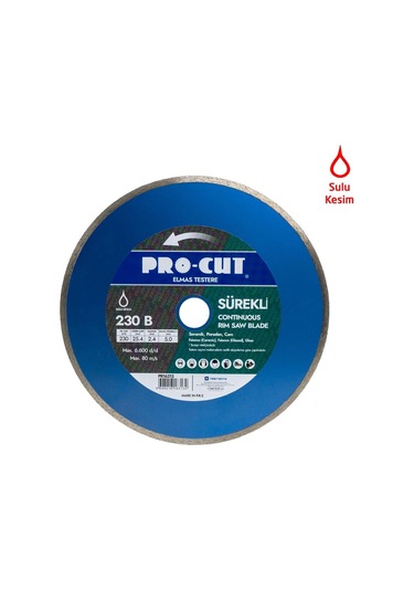 Pro-cut Pr16313 230b Elmas Seramik Kesme Daire Testere 230 Mm