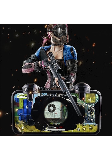 Ally L1R1 Gamepad Oyun Ateşleyici Tetik- Level 3 Helmet Pubg Gad