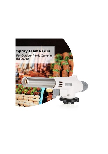 Ma Otomatik Elektronik Alev Tabancası Bütan Brülörleri Gaz Adaptörü Kaynak Gaz Meşalesi