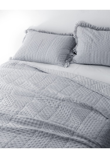 Madame Coco Medus Çift Kişilik Yatak Örtüsü - İndigo Indigo