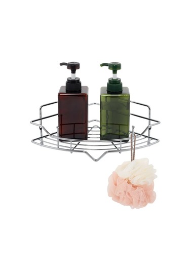 Milardo Banyo Köşe Rafı Tek Katlı, Krom. 363177559 Krom