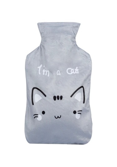 Naturalove Figürlü Sıcak Su Torbası Gri