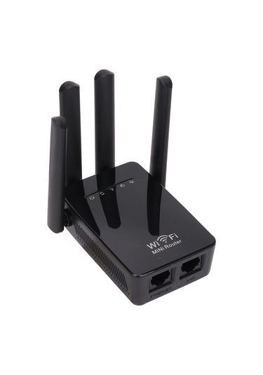Xindoker 3'lü Fonksiyonlu Kablosuz Router Router/ap/repeater - 4 Antenli 50m Kapsama, 300mbps Hız, Güvenli Şifreleme, Ev Çalışması İçin 100-240v Avustralya Standartı