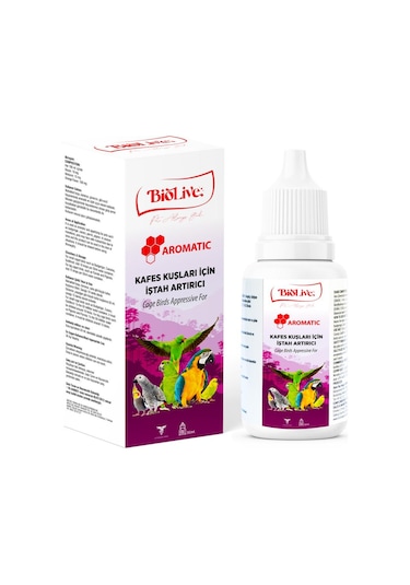 Biolive Kuşlar için Aromatic İştah Artırıcı Vitamin 50 ML