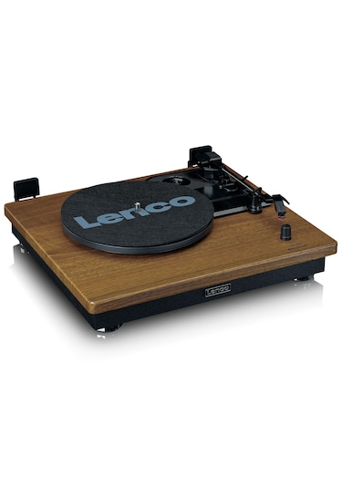 Lenco Ls-100Wd Ahşap Harici Hoparlörlü Bluetooth Pikap