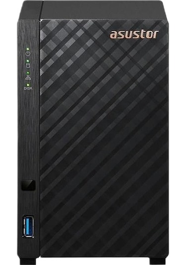 Asustor AS1102TL Realtek RTD1619B QC 1 GB Ram 2 Diskli Nas Sunucu Disksiz