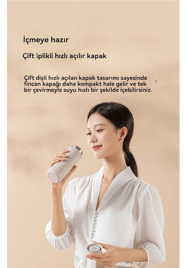 Xiaomi Taşınabilir Termos Bardak-pembe