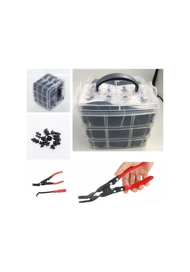 Ulzyvf 620 Parça Otomotiv Plastik Klips Seti - 16 Çeşit, Sağlam Nylon, Araç Düzenleme Kutusu
