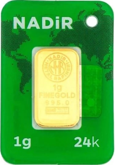 Nadir 24 Ayar Külçe Altın 1 G