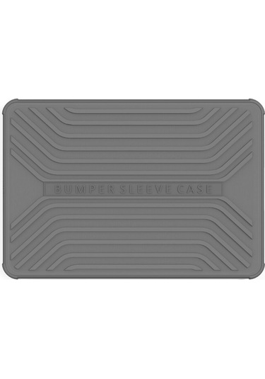 Laptop Çantası Bilgisayar Çantası 13 İnç Macbook Uyumlu Air Pro Çanta Kılıf Type-c Girişli 2016 Sonrası Wiwu Gri