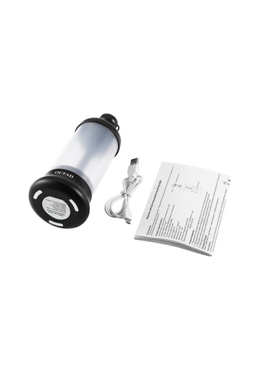 Outad Taşınabilir Şarj Edilebilir Manyetik Dış Mekan Led Araca Monte Seyahat Işığı Siyah