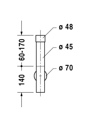 Duravit Unıversal Tasarım Sıfon Krom 0050361000