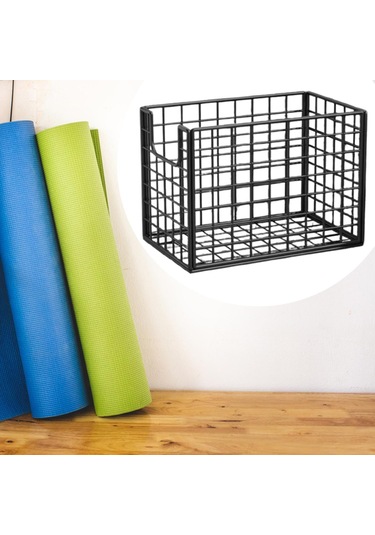 Suntek Yoga Matı Saklama Sepeti Banyo Yurt Odası İçin Sağlam Siyah