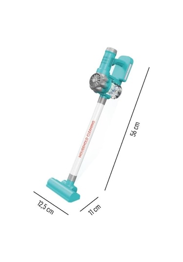 Pilli 6 Farklı Fonksiyonlu Dikey Oyuncak Süpürge