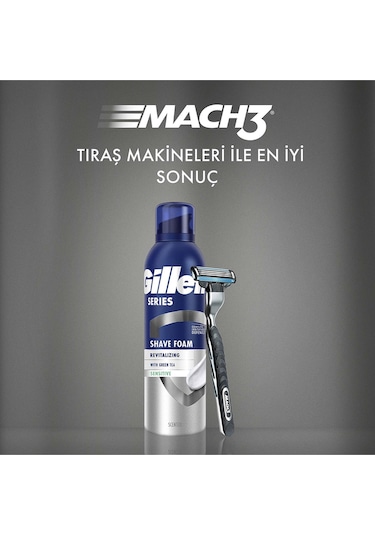 Gillette Series Tıraş Köpüğü Canlandırıcı 200 Ml