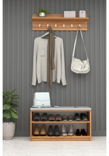 Asra Trend Puflu Ayakkabılık Ve Askılık A-34 Petra Petra