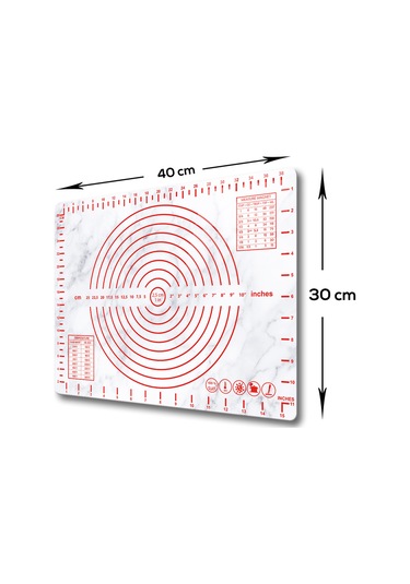 Cam Hamur Açma Matı Klasik Mermer 30cm X 40cm