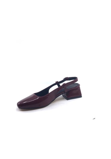 Ayakkabımood Cc 150 Bordo Rugan Bayan Topuklu Ayakkabı Bordo