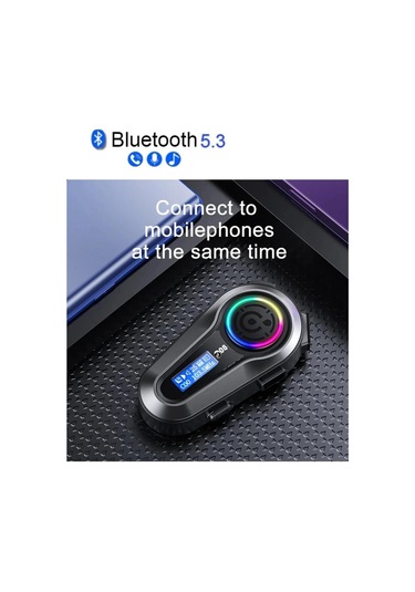 Prepare Q-08P Su Geçirmez Bluetooth Motosiklet Radyolu Bluetooth Kulaklık