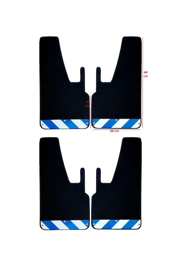 Fiat Ducato Mavi-beyaz Fosforlu 4'lü Paçalık Çamurluk Tozluk Fıa0fx02703