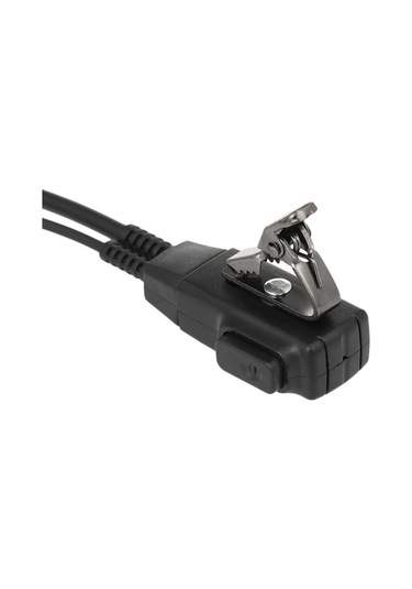 Electric Kask Telsizi İnterkom Kulak Kancalı Kulaklık Siyah K Head P109-pk01-g4 Kenwood, Baofeng, Retevis Uyumlu 34g, Evrensel Model